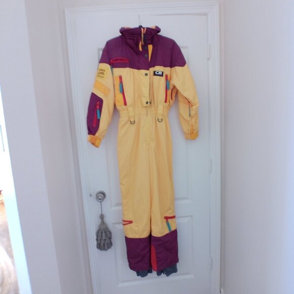 Womens One Piece Ski Suit Size Small - Picture 2 of 8